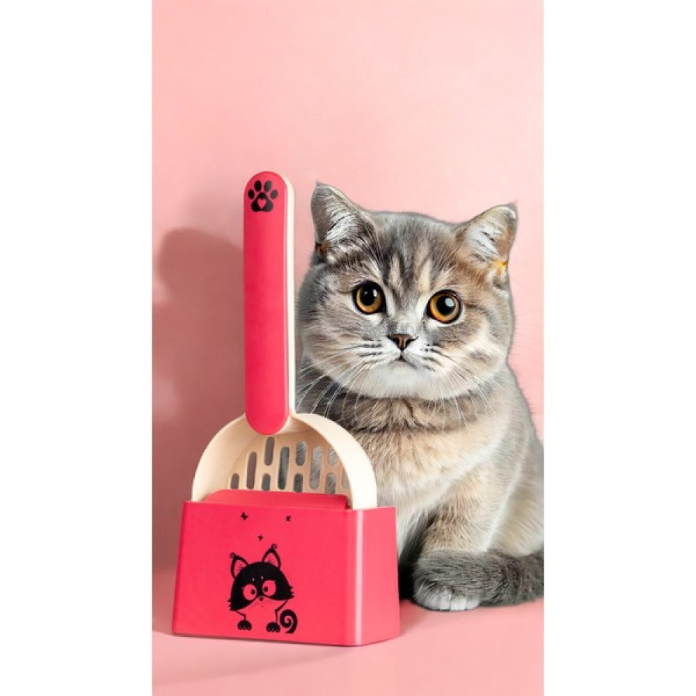 Ceyus Kedi Kumu Temizleme Küreği ve Platformu - Pembe Evcil Hayvan Ürünleri Fiyatı