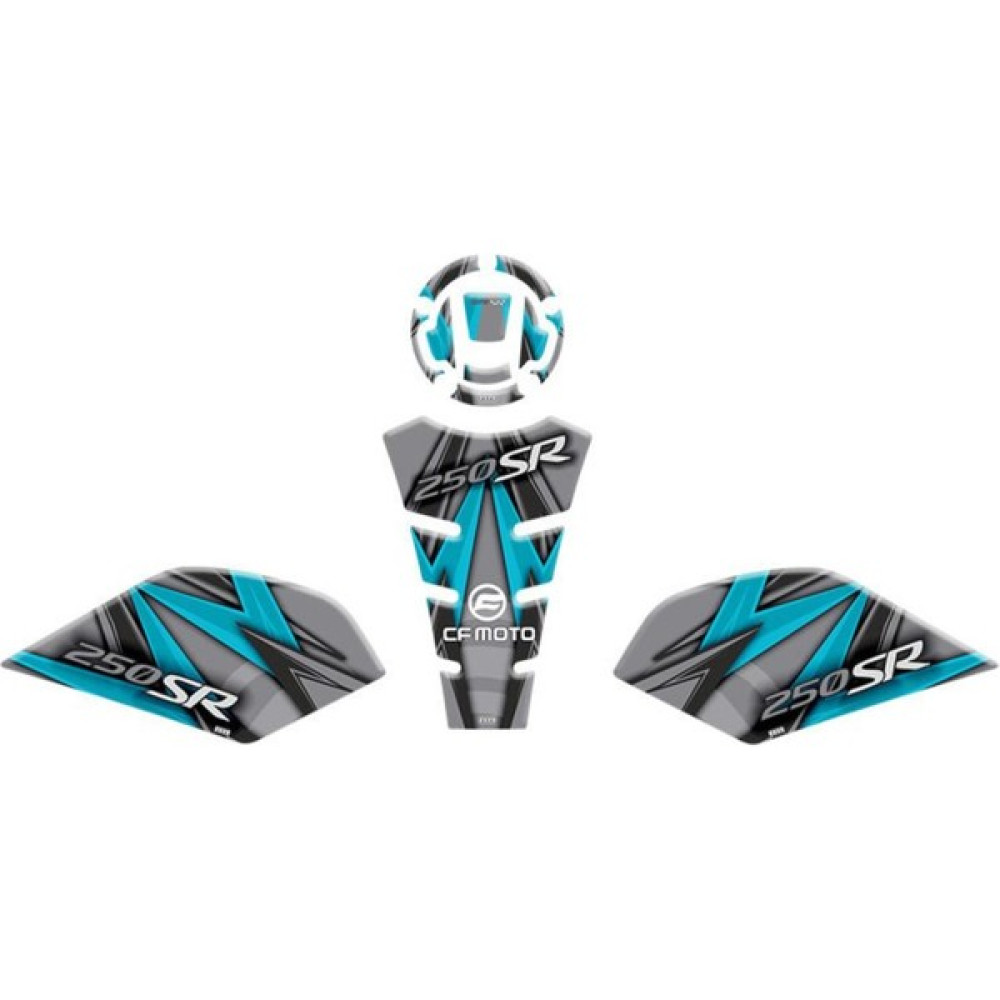 Cf Moto 250 Sr 2020 - 2023 Uyumlu Tank Pad Set 010 Motorsiklet Aksesuarları Fiyatı
