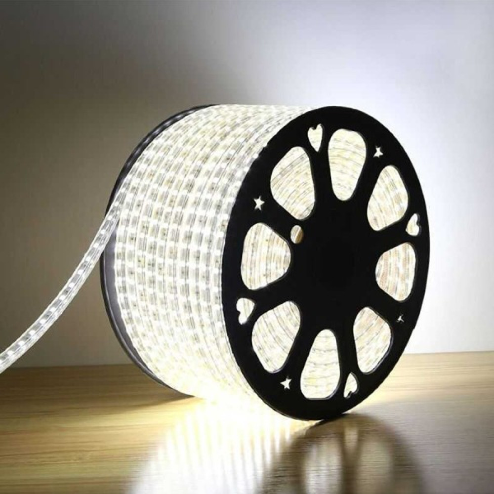 Cfr Hortum Esnek Şerit LED Beyaz Işık + 220V FIŞ/1,2,3,4,5,10,15,20,25,50,100 Metre - 50 m Led Aydınlatmalar Fiyatı