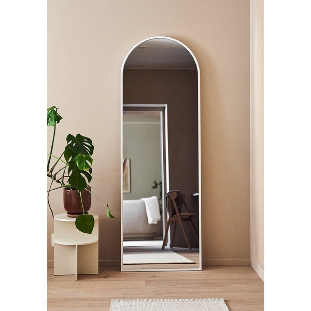 Cg Home Dekoratif Ayna Mdf Kubbeli Boy Ayna Duvar Aynası 165X45 cm - Beyaz Ayna Fiyatı