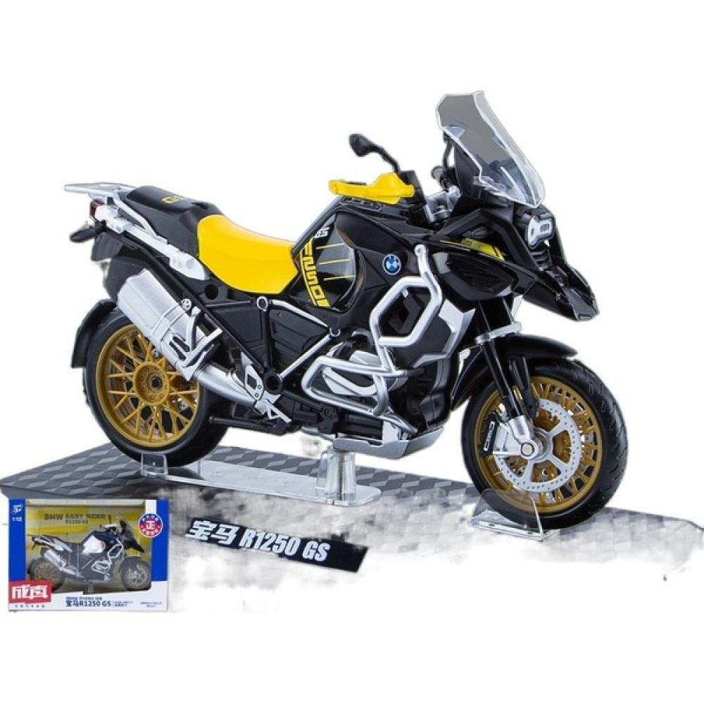 Chadconnelly 1:12 Bmw R1250GS Alaşım Motosiklet Modeli (Yurt Dışından) - Sarı Oto Boyaları Fiyatı