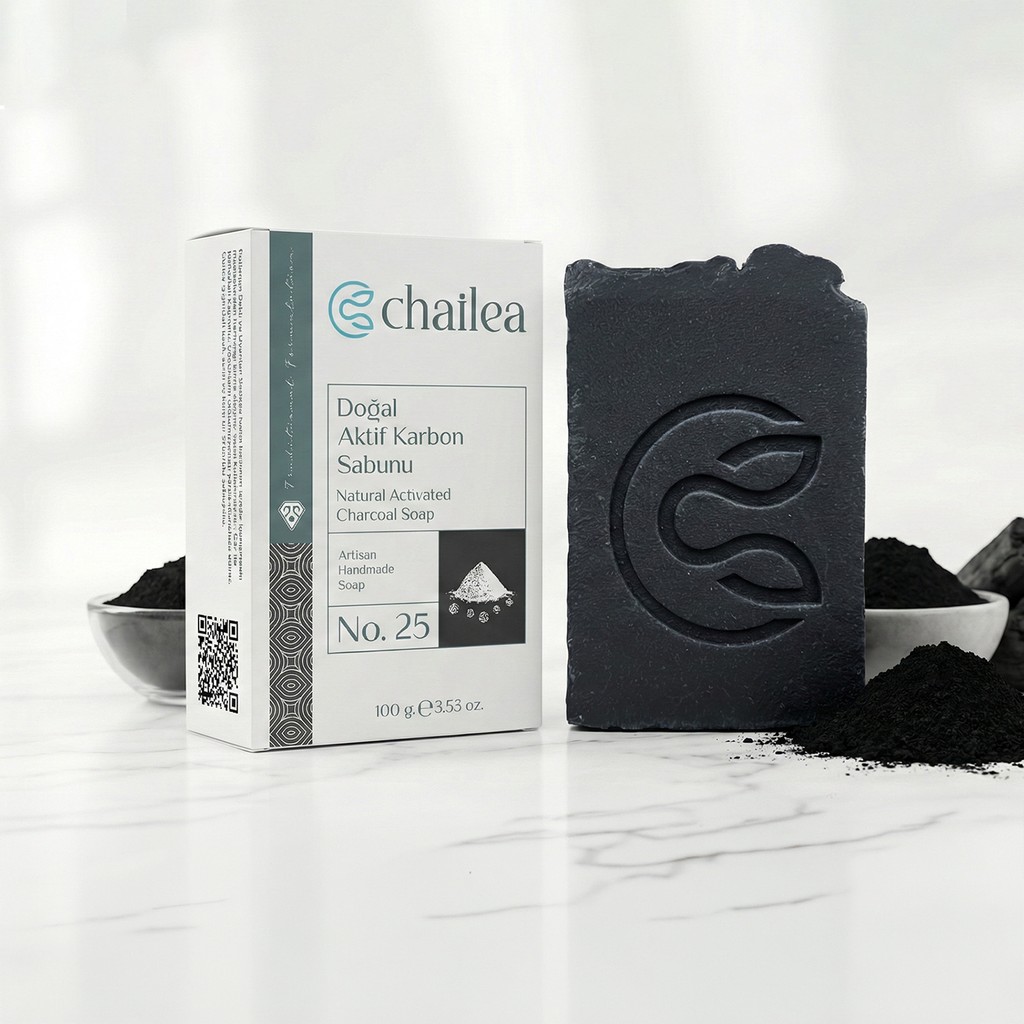 Chailea Doğal Aktif Karbon Sabunu Geleneksel El Yapımı Soğuk Yöntem 100 gram Diğer Fiyatı