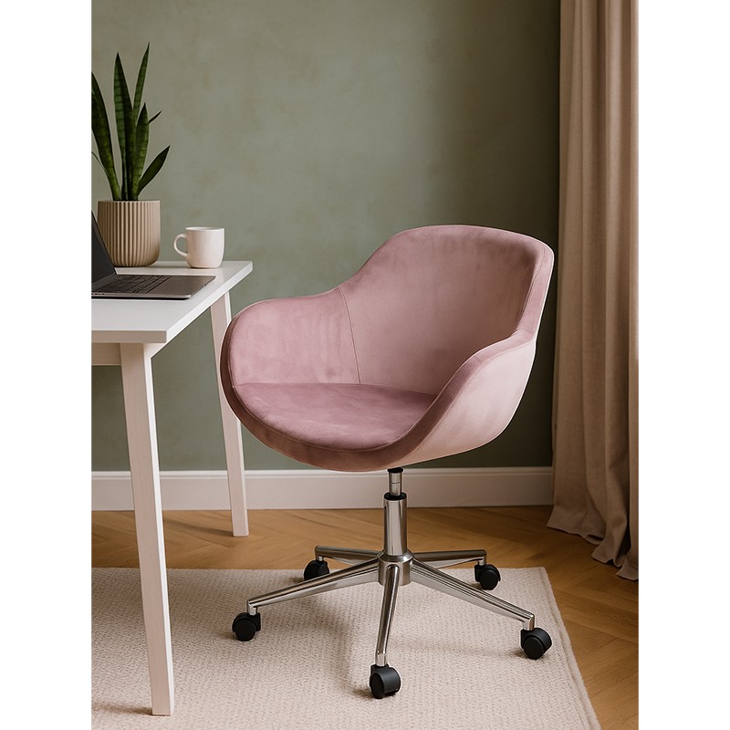 ChairLife NUNE/1 Ev ve Ofis Çalışma Koltuğu – Öğrenci, Ofis, Büro, Bilgisayar Sandalyesi - Pembe Ofis Koltukları Fiyatı