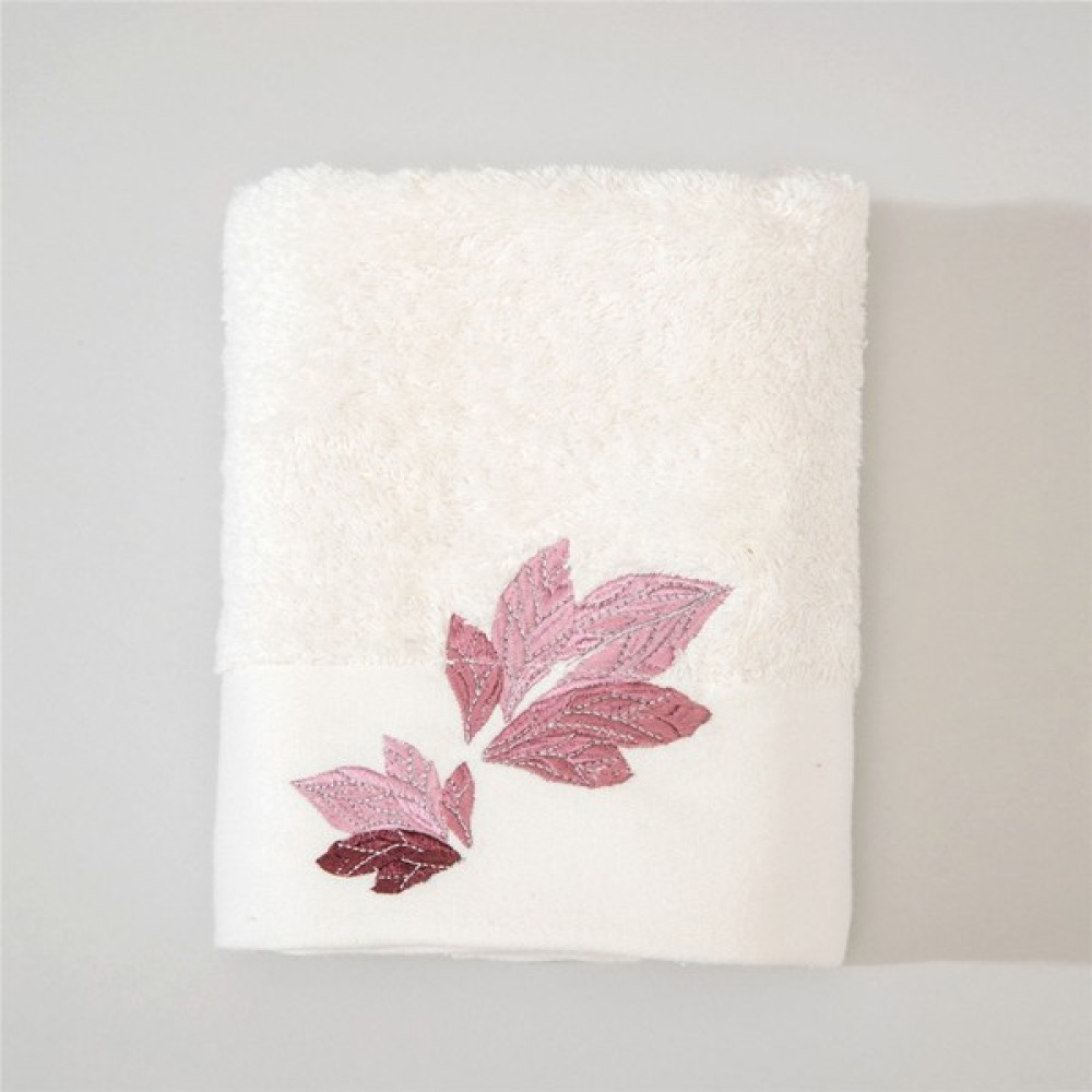 Chakra Derin Banyo Havlusu 100X150 cm Ekru/yavruağzı - Beyaz - 100 x 150 cm Banyo Havlusu Fiyatı