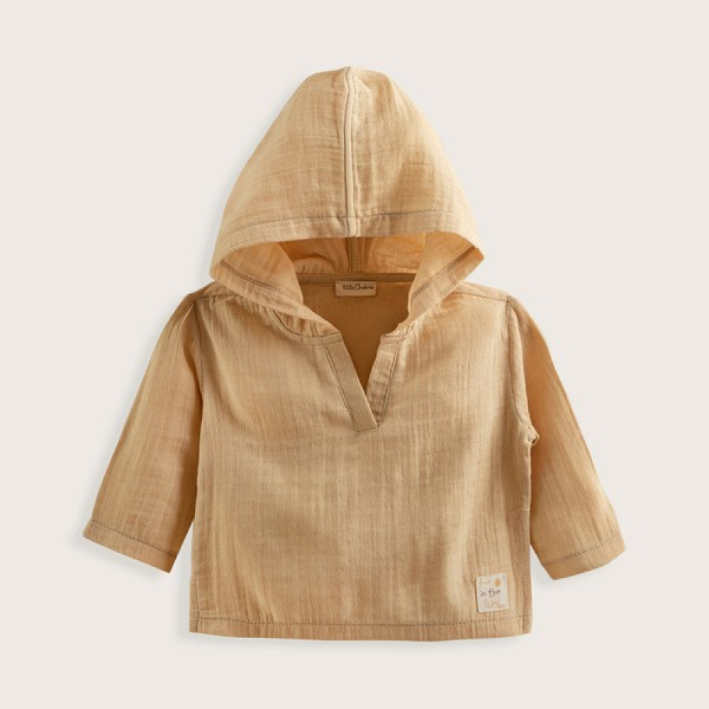 Chakra Golden Hour Kapusonlu Sweatshirt Krem Bebek Sweat Shirt Fiyatı