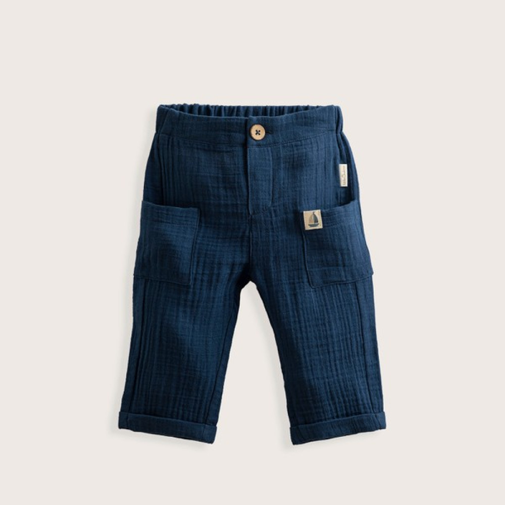Chakra Marine Kargo Pantolon Lacivert Bebek Pantolon Fiyatı