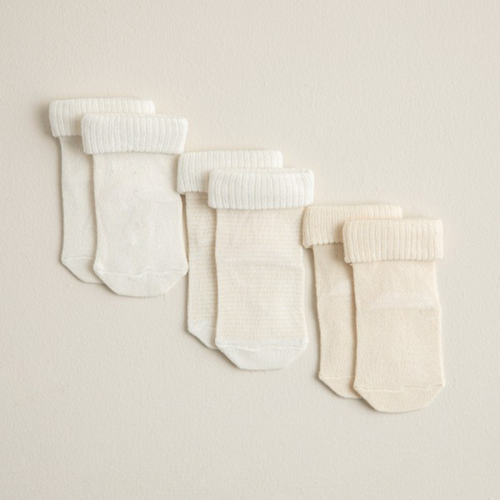 Chakra Wool Lamb 3lü Çorap Vanilya Bebek Çorabı Fiyatı