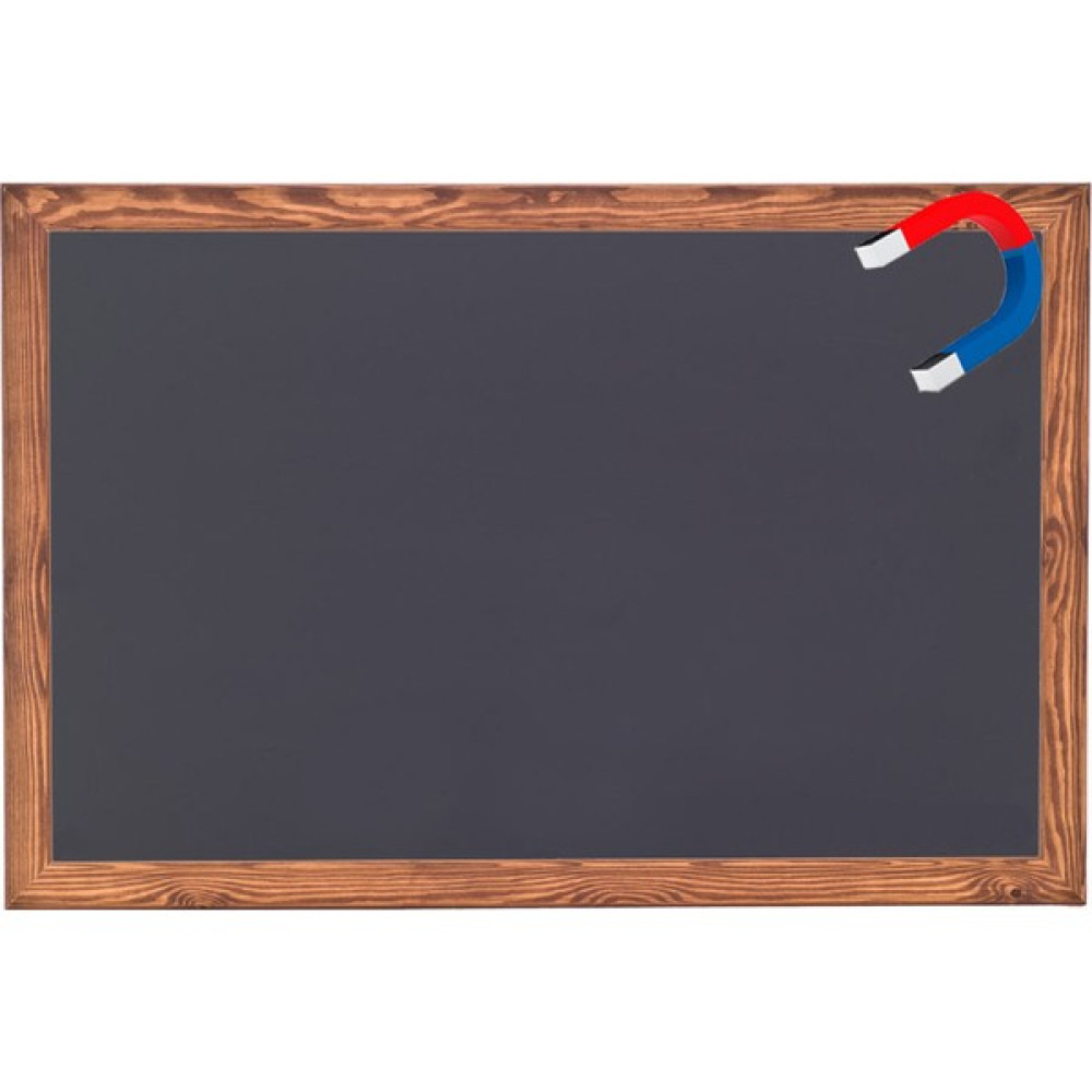 Chalky Manyetik Kara Tahta Ahşap Çerçeveli Tebeşir Yazı Tahtası 40 x 60 cm Siyah Yazı Tahtası Kalemi Fiyatı