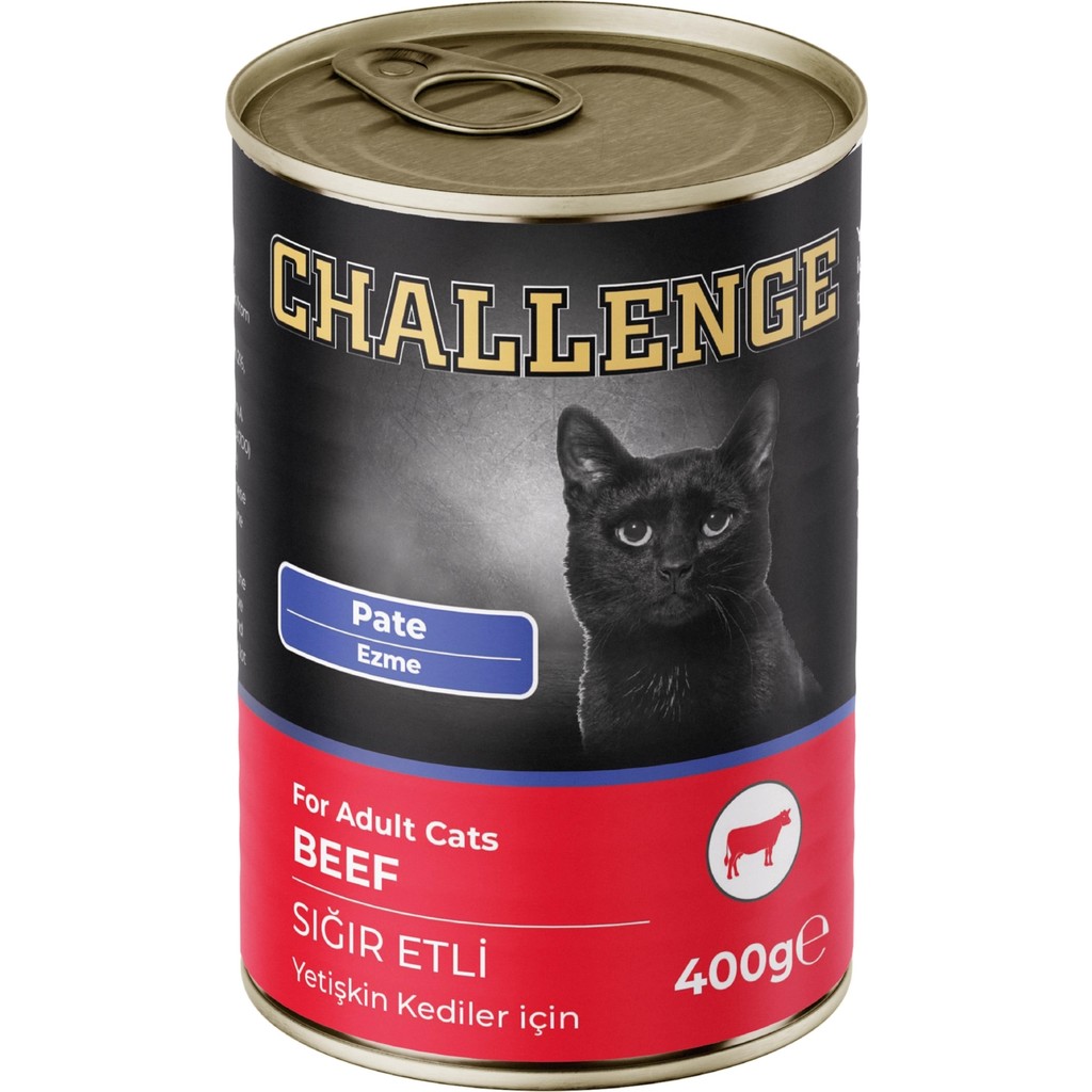 Challenge Konserve Kedi Sığır Etli Pate 400gr Evcil Hayvan Ürünleri Fiyatı