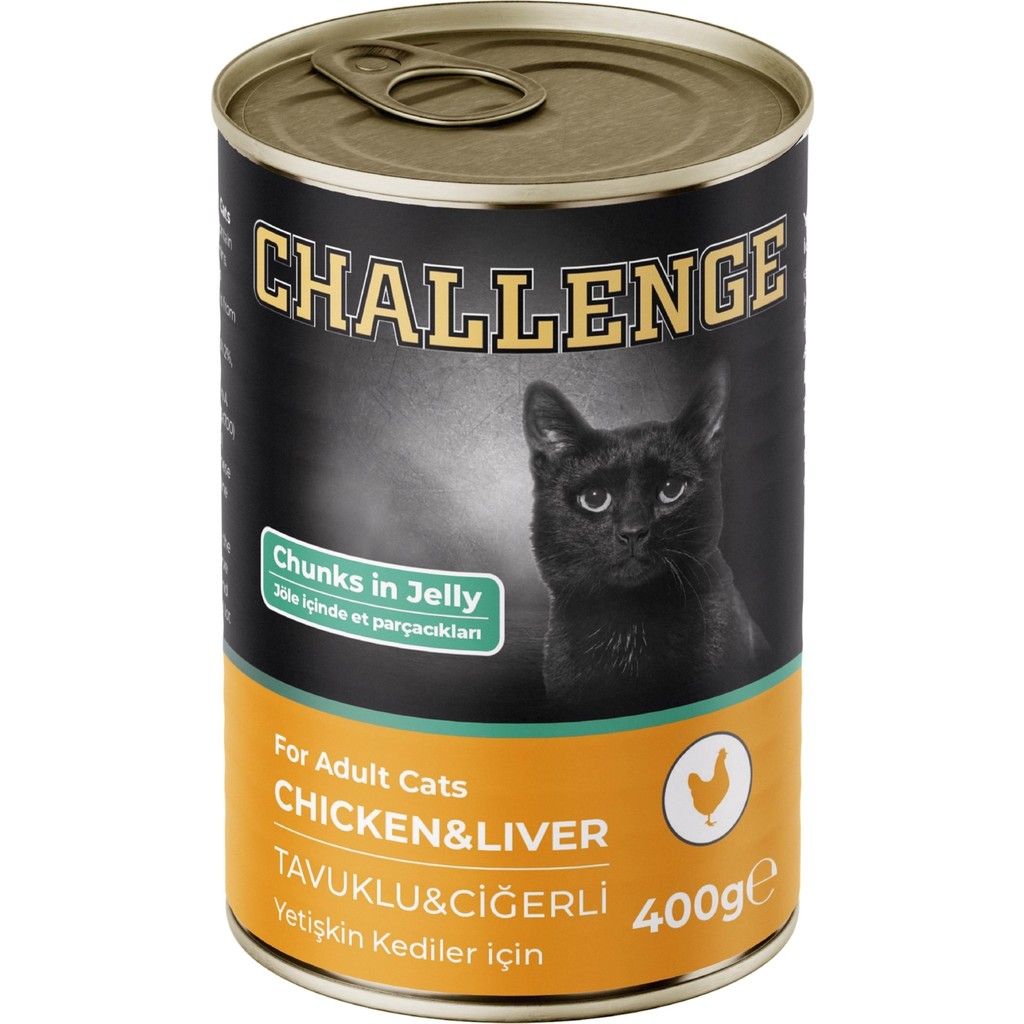 Challenge Konserve Kedi Tavuklu Ciğerli 400gr Evcil Hayvan Ürünleri Fiyatı