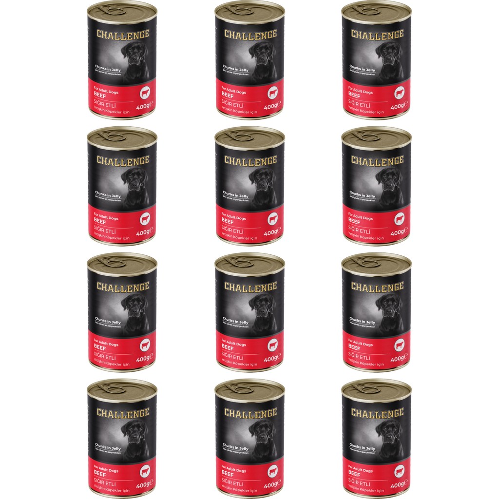 Challenge Sığır Etli Yetişkin Köpek Konservesi 400 gr x 12 Adet Evcil Hayvan Ürünleri Fiyatı