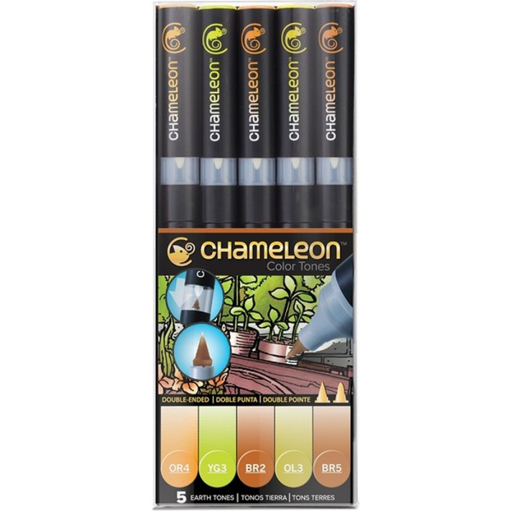 Chameleon 5-Pen Earth Tones Set Sanatsal Malzemeler Fiyatı