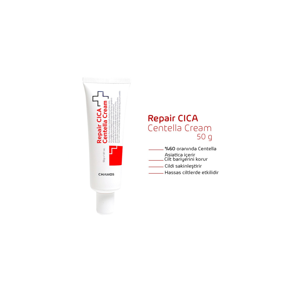 Chamos Repair Cica Centella Cream -Cilt Onarıcı ve Sakinleştirici Krem 50gr Cilt ve Yüz Bakımı Fiyatı