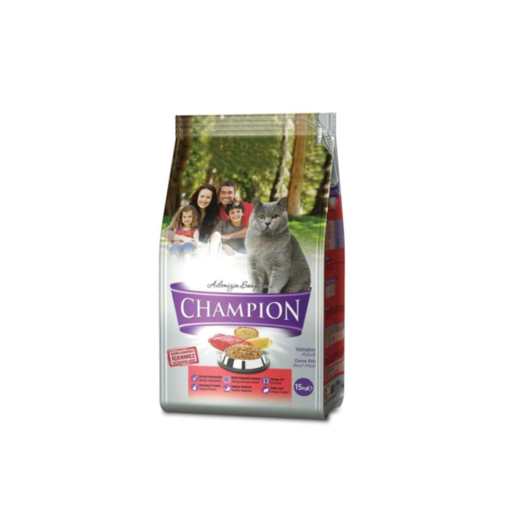 Champion Dana Etli Yetiskin Kedi Mamasi 15 Kg Evcil Hayvan Ürünleri Fiyatı