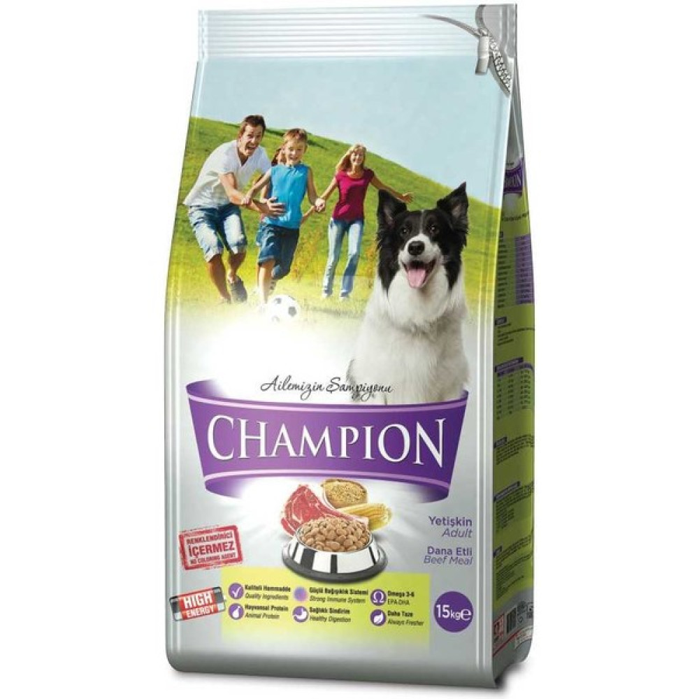 Champion Dana Etli Yüksek Enerjili Yetişkin Köpek Maması 15 KG Evcil Hayvan Ürünleri Fiyatı