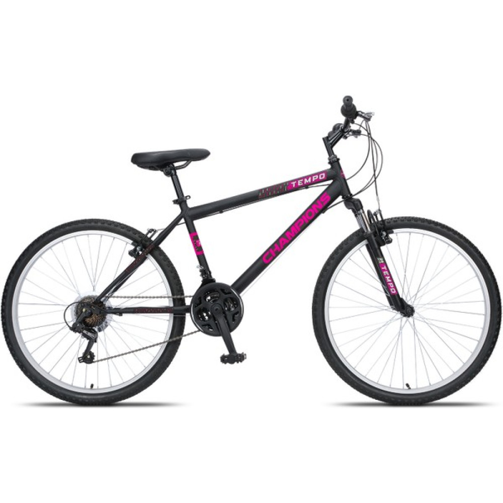 Champıons Tempo 26" Siyah-Pembe Ön Amortisörlü Bisiklet - Siyah - Pembe Oto Boyaları Fiyatı