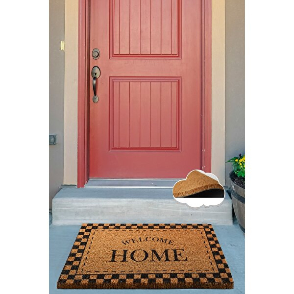 Chandler Home Coco Paspas Terengganu Kahve 40X60 cm Kapı Önü Paspası, Dış Kapı Paspası - Açık Kahve - 40 x 60 cm Paspas Fiyatı