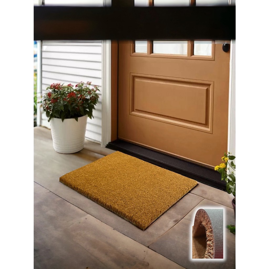 Chandler Home Semplice Kahve Coco 40X60 cm Kapı Önü Paspası - Açık Kahve - 40 x 60 cm Araca Özel Paspaslar Fiyatı