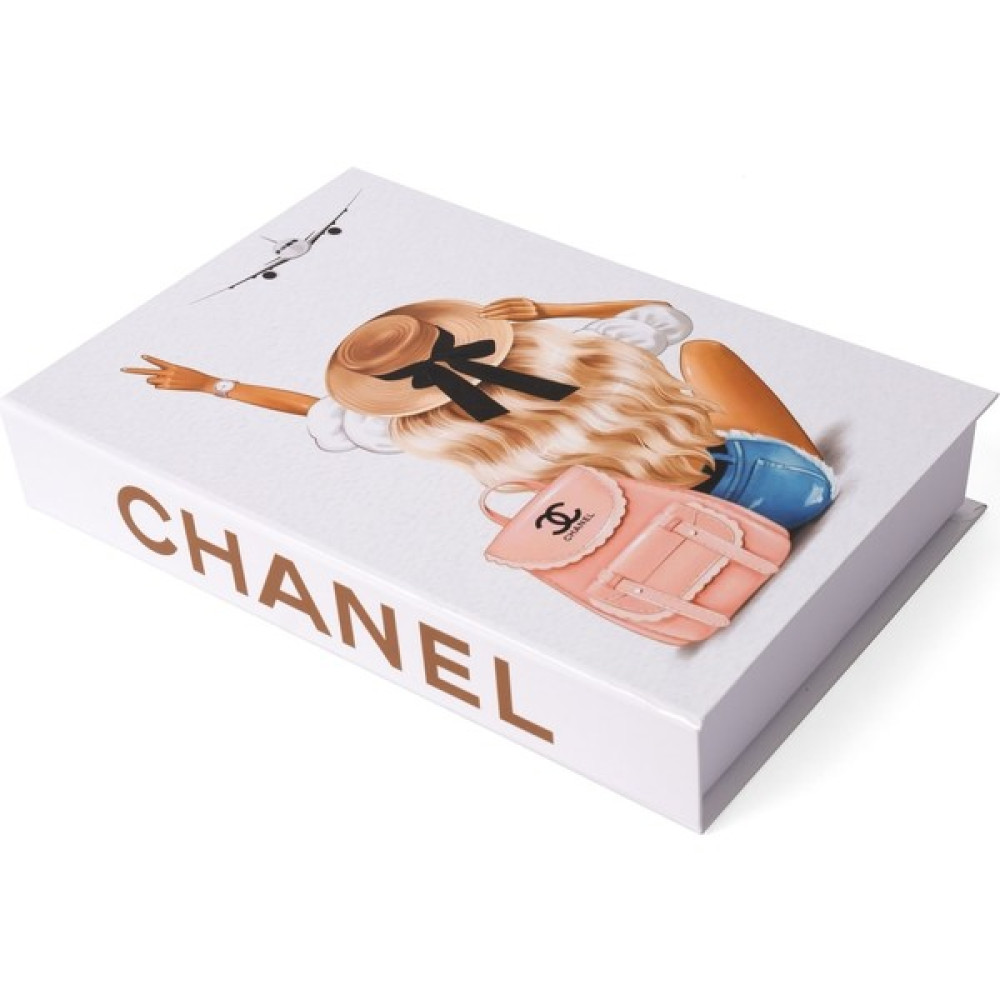 Chanel Dekoratif Kitap Kutusu - Beyaz Eşya Saklama Kutusu Fiyatı