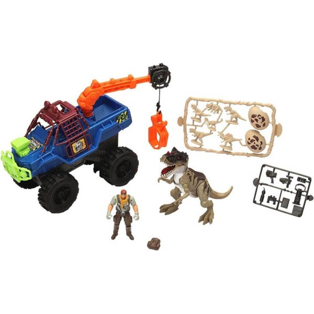 Chap Mei Dino Valley Roughneck Bigwheel Dinozor Oyun Seti - Arazi Aracı - Renkli Oyun Seti Fiyatı