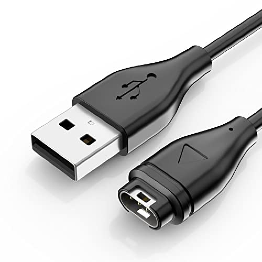 Charger Cable for Garmin Fenix 7 6 5 S X, Forerunner 945 45 45S 245 Music, Vivoactive 5 4 4S 3, Instinct 1 2 2S Tide Tactical, Approach S10 S40 S60 X10, Vivomove, Venu Sq 2 2S