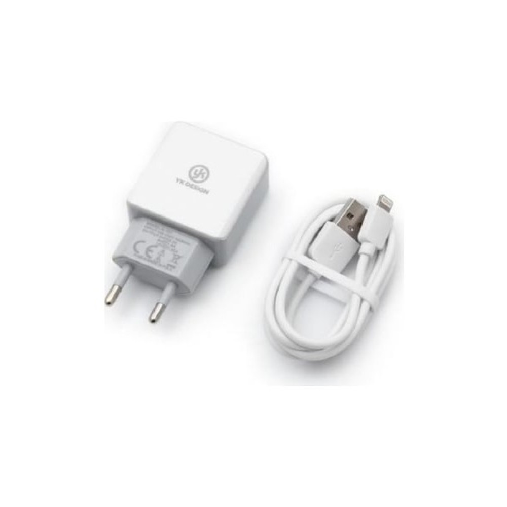 Charger YK81 Lıghtnıng 3A 2in1 Hızlı Şarj Özellikli Şarj Cihazı - Beyaz Oto Boyaları Fiyatı