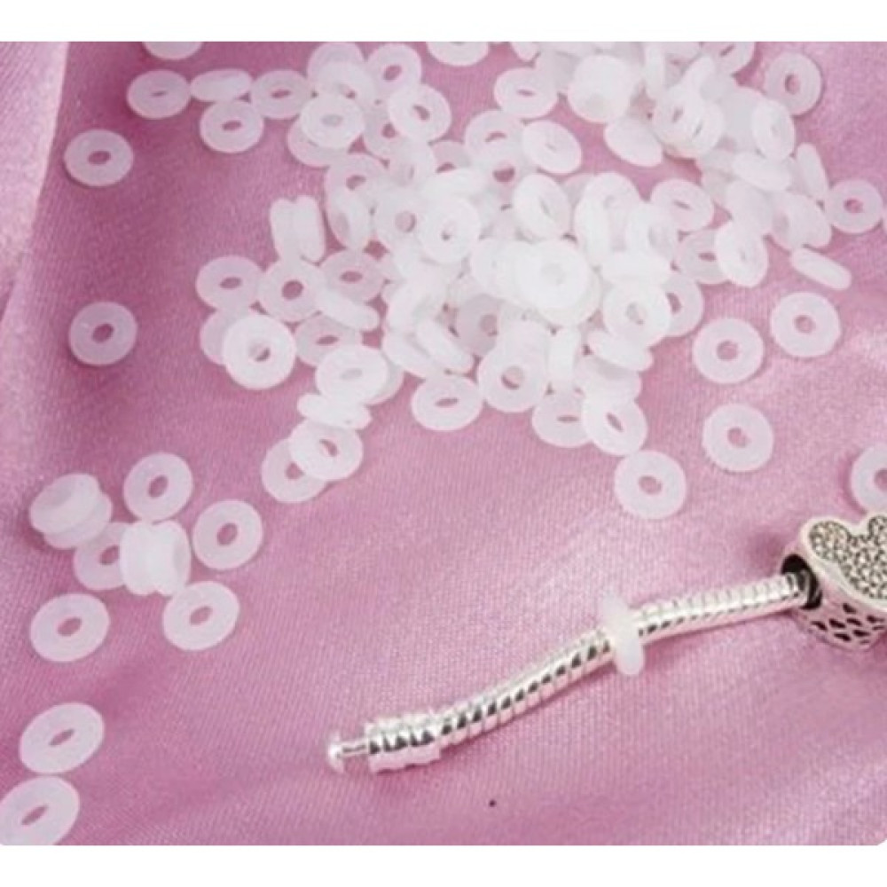 Charmy Accessory Beyaz-Yarı Saydam Charm Stopper(Durdurucu) - 2 Adet Saat ve Bileklik Aksesuarı Fiyatı