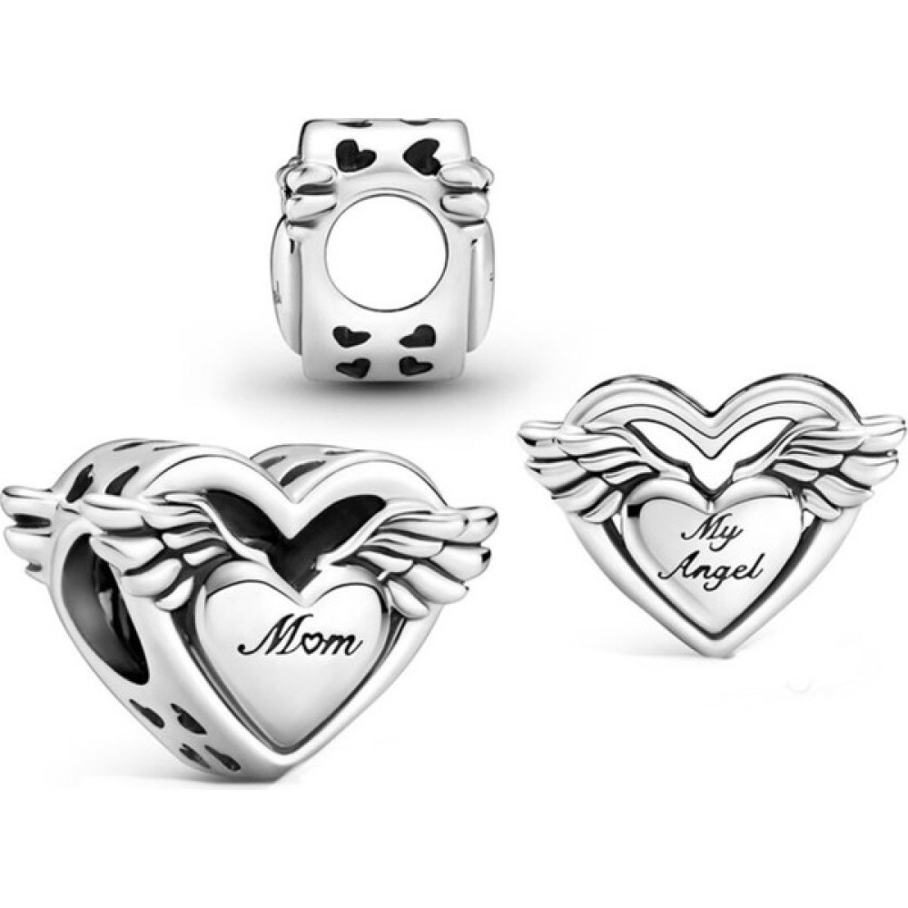 Charmy Accessory Melek Kanatları ve Anne Charm | 925 Ayar Gümüş Saat ve Bileklik Aksesuarı Fiyatı