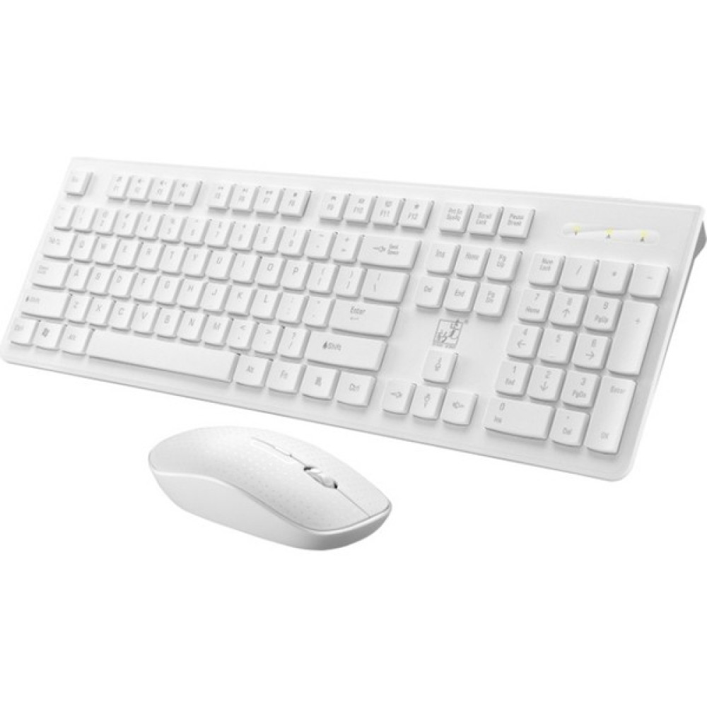 Chasing Leopard Zgb 8810 Sessiz Kablosuz Klavye + Fare Seti Beyaz Klavye - Mouse Fiyatı