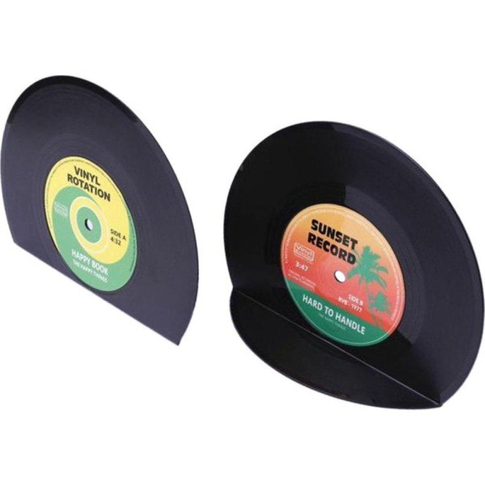 CHASOE Vintage Vinil Kayıt Bookends Abs Plastik Kitap Biter Dıy Ev Dekorasyon Hediye (Yurt Dışından) Oto Boyaları Fiyatı