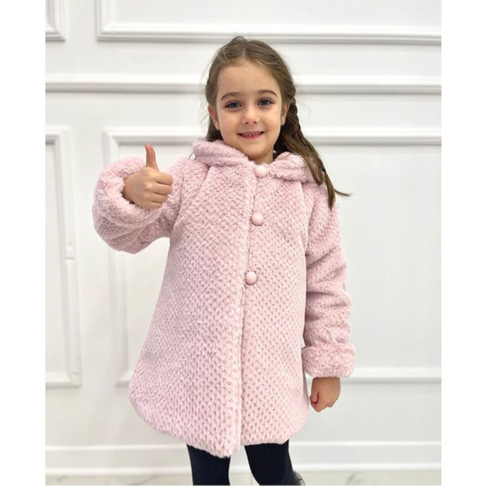 Chaton Dor Kapüşonlu Pelüş Kız Çocuk Mont Kız Çocuk Mont Fiyatı