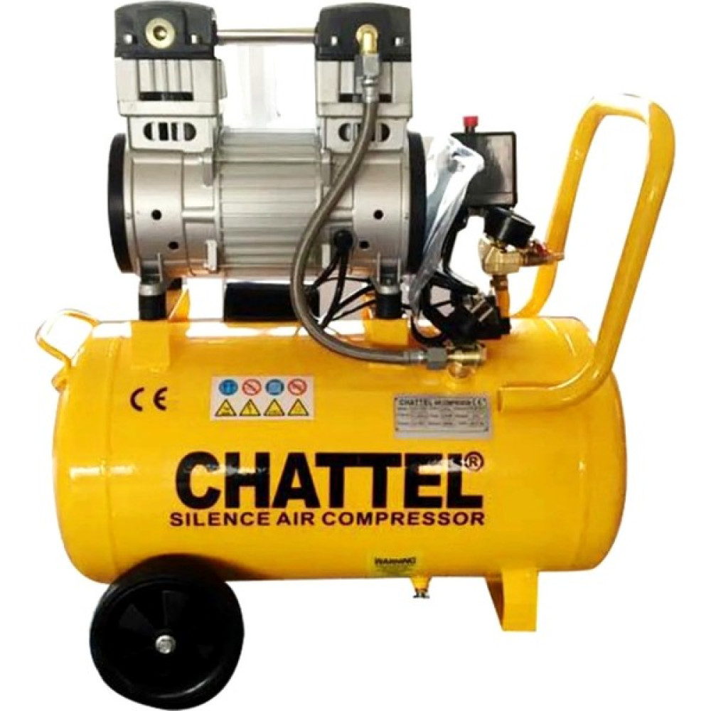 Chattel 2 Hp 50LT Sessiz - Yağsız Motoru Bakır Sargılı Kompresör Hava Kompresörü Fiyatı