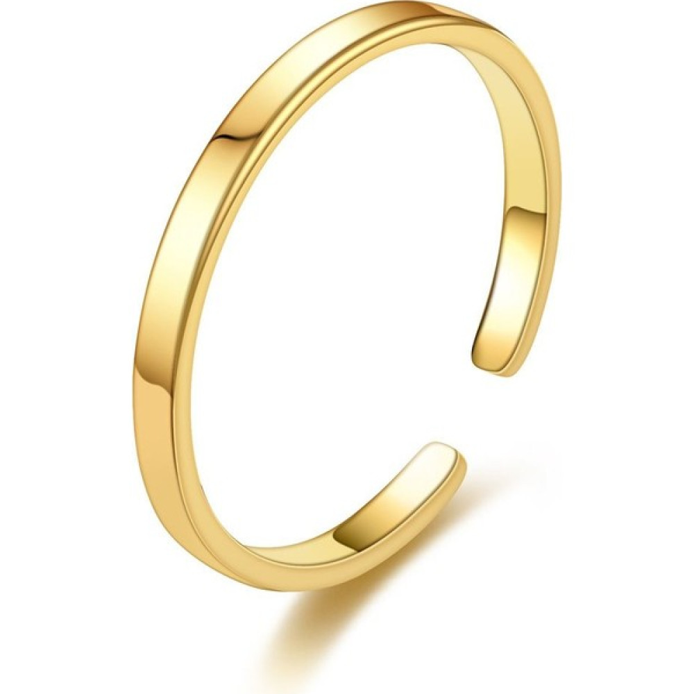Chavin 2 Mm. Çelik Ayarlanabilir Gold Bayan Yüzük EU28SR - S / M Bijuteri Yüzük Fiyatı