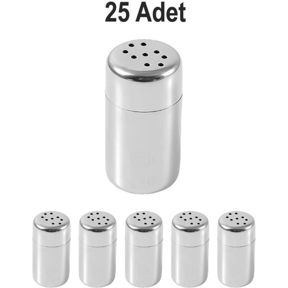 Chavin 25 Adet Çelik Küçük Boy Kafe Lokanta Restoran Için Tuzluk CIN979-25 - Gri Oto Boyaları Fiyatı