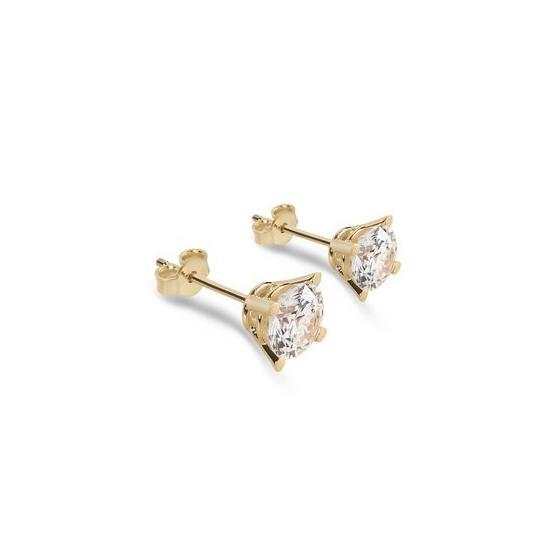 Chavin DH15SR 2 crt. Swarovski Tektaş Gümüş Küpe