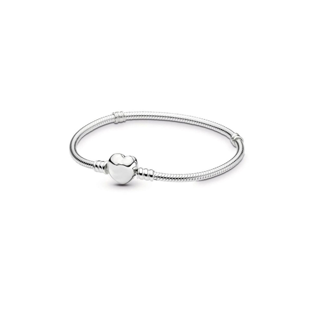 Chavin Gümüş Kaplama 17 Cm. Charm Kalp Bileklik Eh01by Bijuteri Bilezik Fiyatı