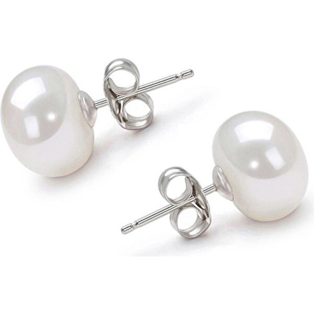 Chavin Ufak 6 Mm. Gerçek Inci Gümüş Küpe DG90-6 İnci Küpe Fiyatı