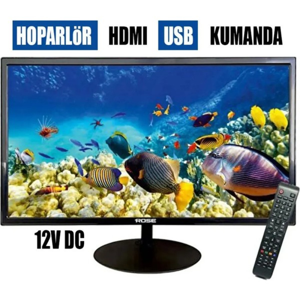 Chavoes Rose 19" Televizyon-Monitör Uydu Alıcısı Askı Aparatı 49 Ekran 12V Full Hd Karavan - Tekne Televizyonlar Fiyatı