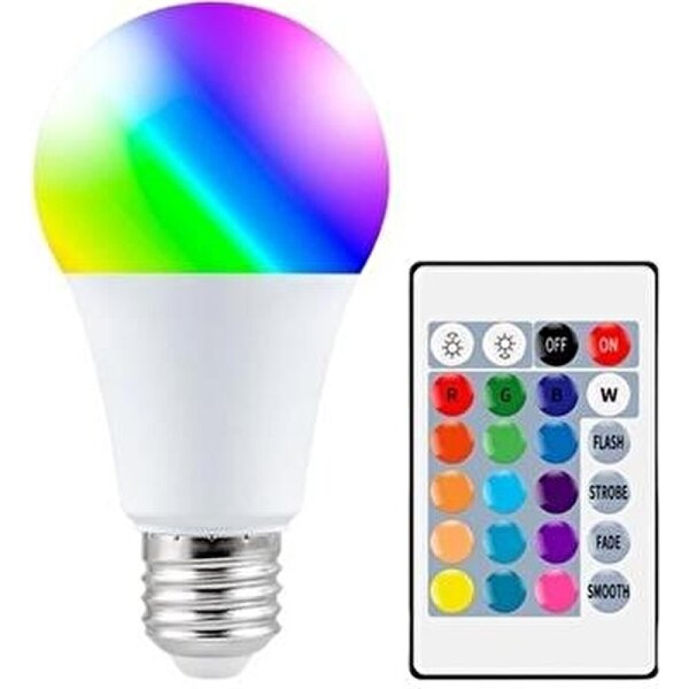 Cheaper Buffer 9W Uzaktan Kumandalı 15 Farklı Renk Seçenekli LED Ampul - Amber Led Aydınlatmalar Fiyatı