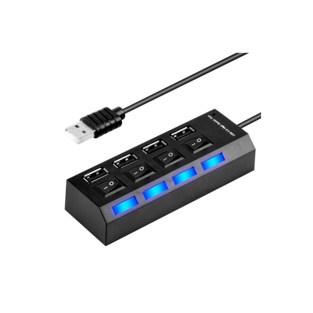 checkmate 4 Port Usb Hub 2.0 Çoklayıcı Anahtarlı Işıklı Çoğaltıcı Switch Kablo ve Adaptör Fiyatı