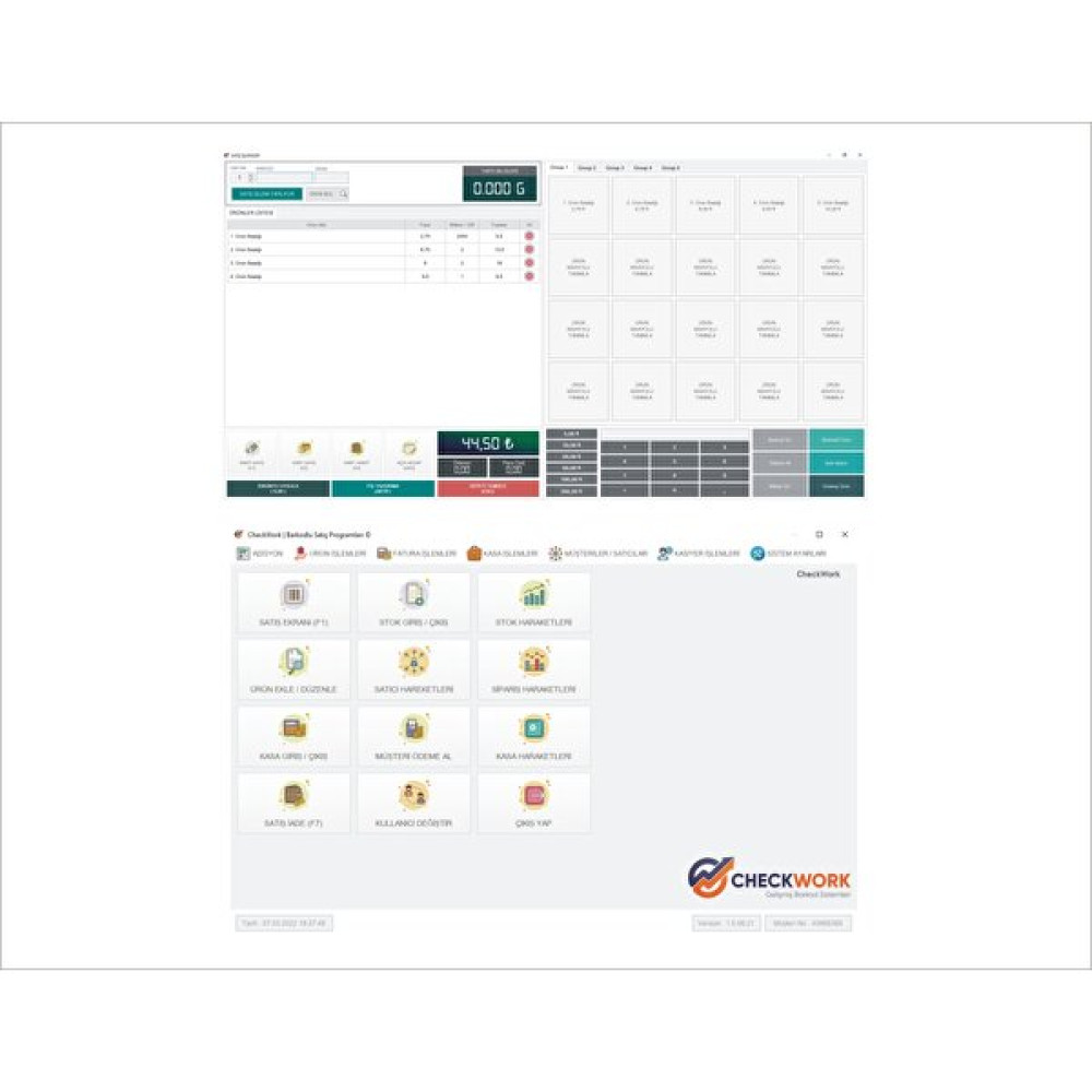 Checkwork Barkodlu Satış Programı (Paket1),Barkod Sistemi Yazıcılar Fiyatı