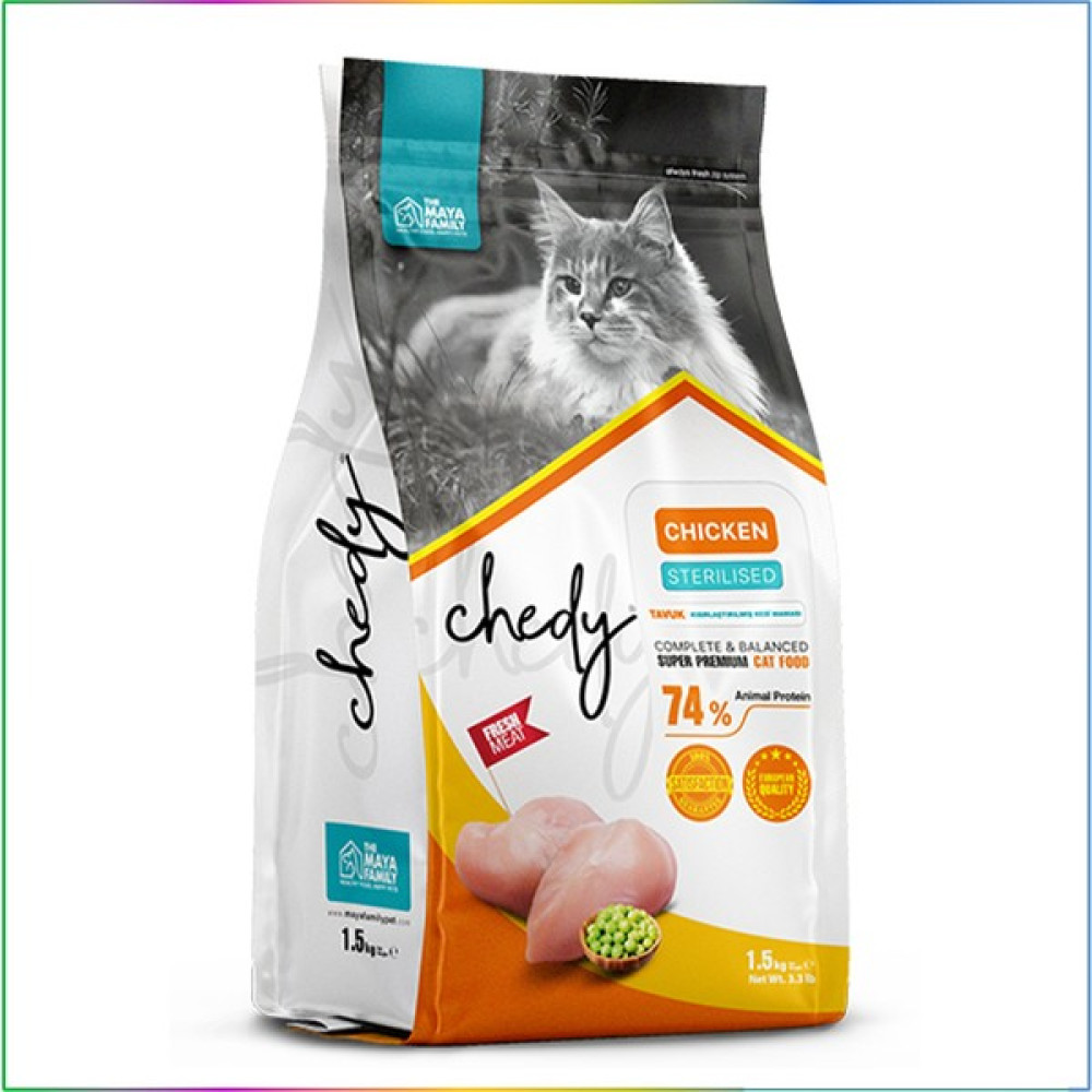 Chedy Maya Family Kısır Tavuklu Kedi Maması 1,5 kg Evcil Hayvan Ürünleri Fiyatı