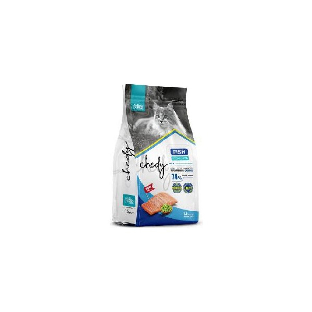 Chedy Super Premium Kısırlaştırılmış Balıklı Yetişkin Kedi Maması 10 kg Evcil Hayvan Ürünleri Fiyatı