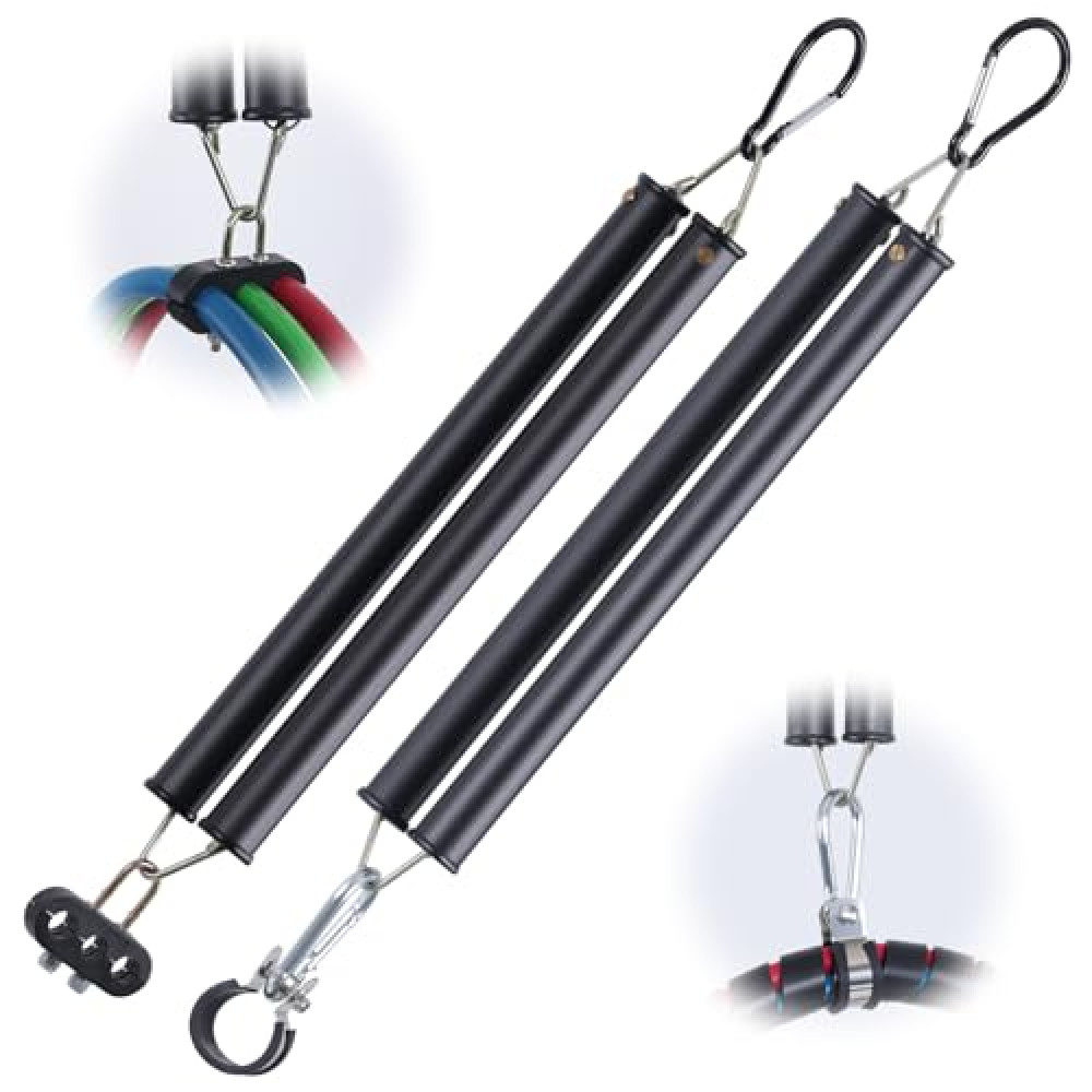 CheeMuii 2 PCS 16" Double Tender Spring Kits with 3in1 Hose Holder and 3-Hole Clamp Heavy Duty Trailer Dual Tender Spring for Semi Truck Air Lines Kit with 2 Style Air Line Holders