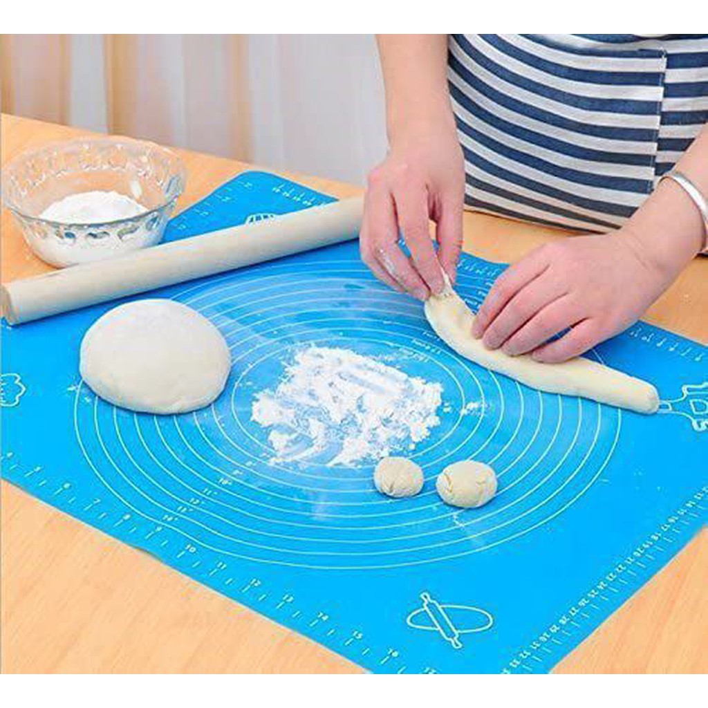 Chef Star  Silikon Hamur Açma Matı   30 x 40 cm - Mavi Mutfak Gereçleri Fiyatı