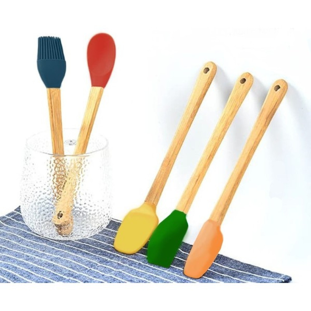 Chef Taste Bkmdizayn Bambu Saplı Silikon Spatula Set 5li Mutfak Gereçleri Fiyatı