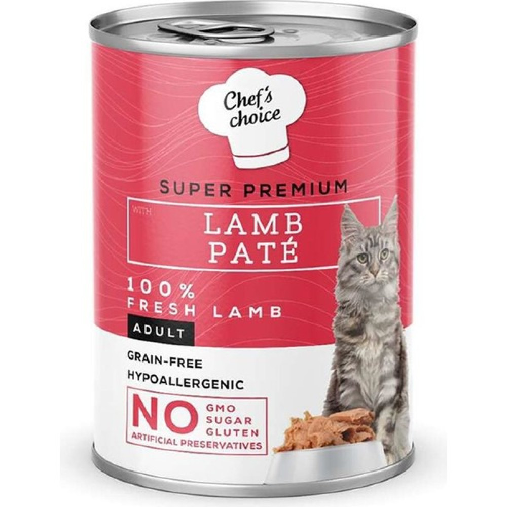 Chefs Choice Lamb Pate Kuzu Etli Kıyılmış Kedi Maması 400 gr Evcil Hayvan Ürünleri Fiyatı