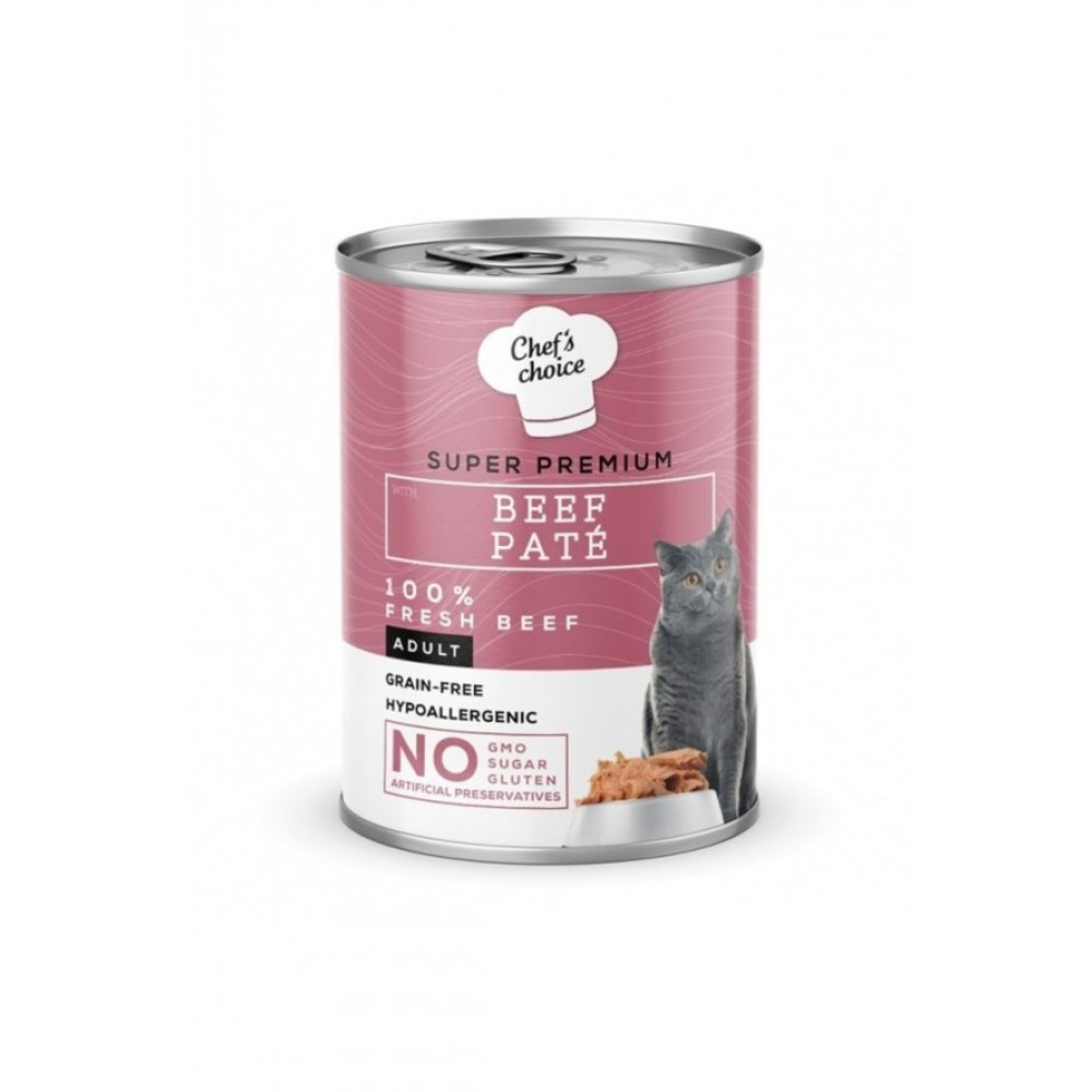 Chefs Choice Sigir Etli Ezme Kedi Konseve Mamasi 400 Gr Evcil Hayvan Ürünleri Fiyatı