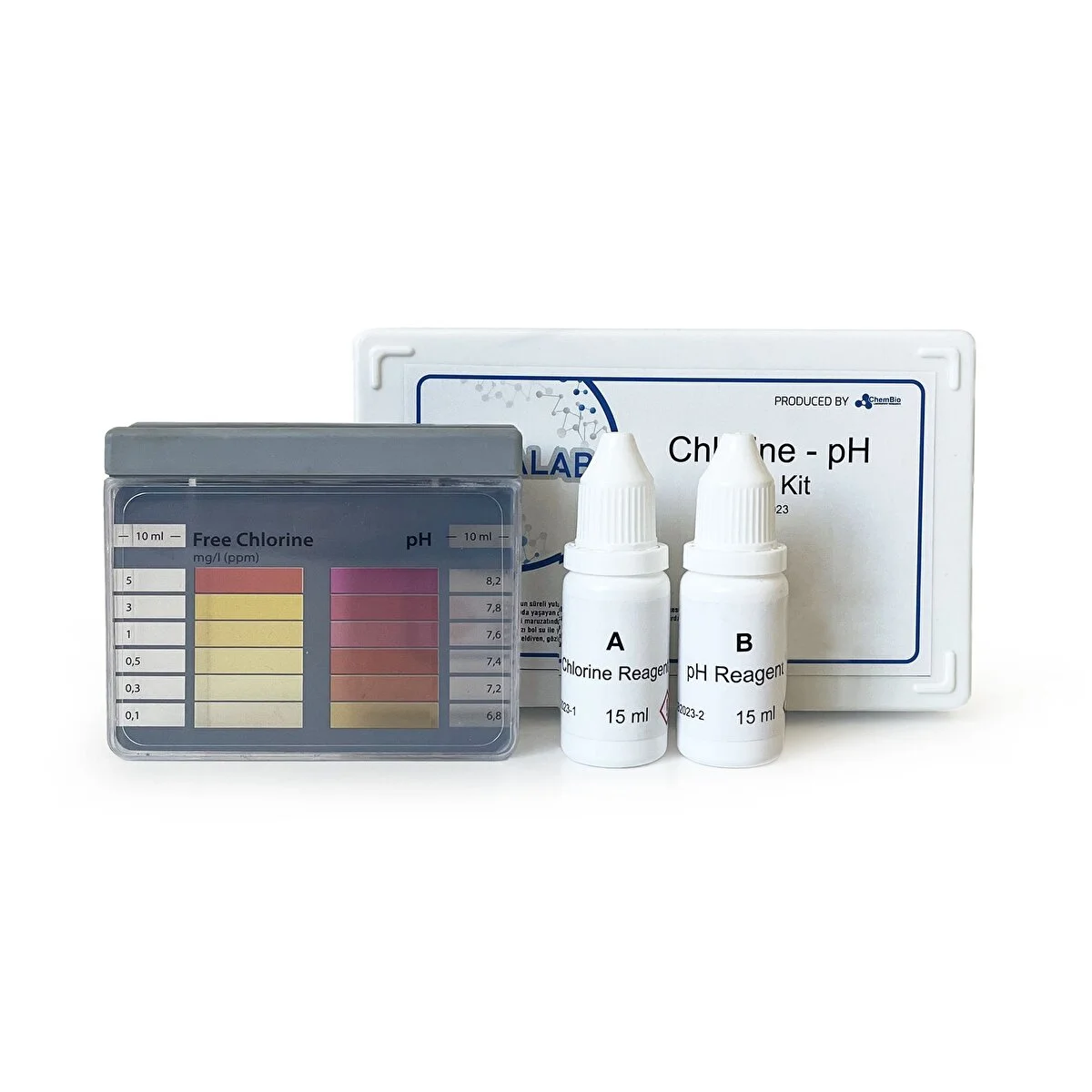 ChemBio Chembio Ph Ve Klor Test Kiti Havuz 0-5mg/l(ppm) Klor Ve 6.8-8.2 Ph Diğer Fiyatı