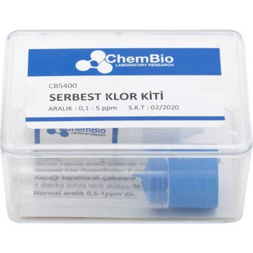 Chembio Serbest Klor Test Ölçüm Kiti Diğer Test ve Ölçüm Cihazları Fiyatı